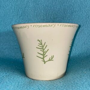NORCAL vintage Rosemary ceramic planting pot